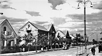 Улица Школьная в 50е годы